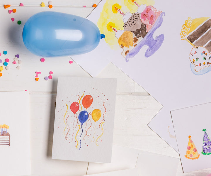 Birthday Celebrate Note Cards