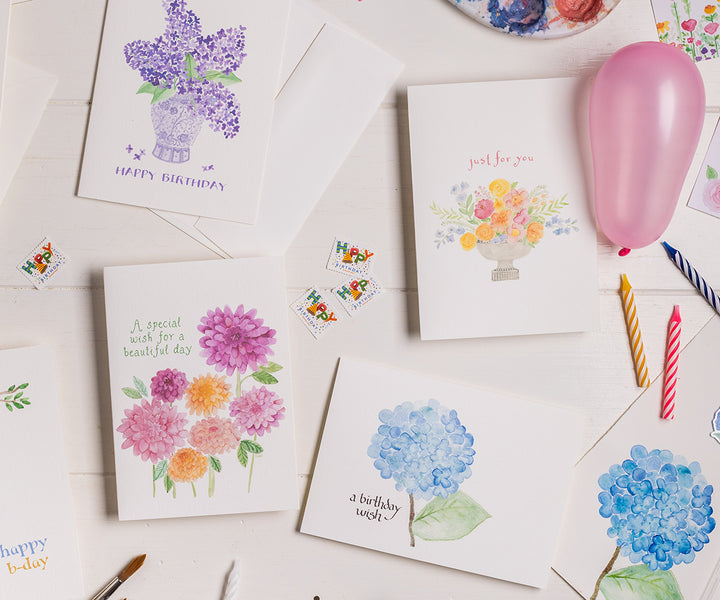 Hydrangea Birthday Card