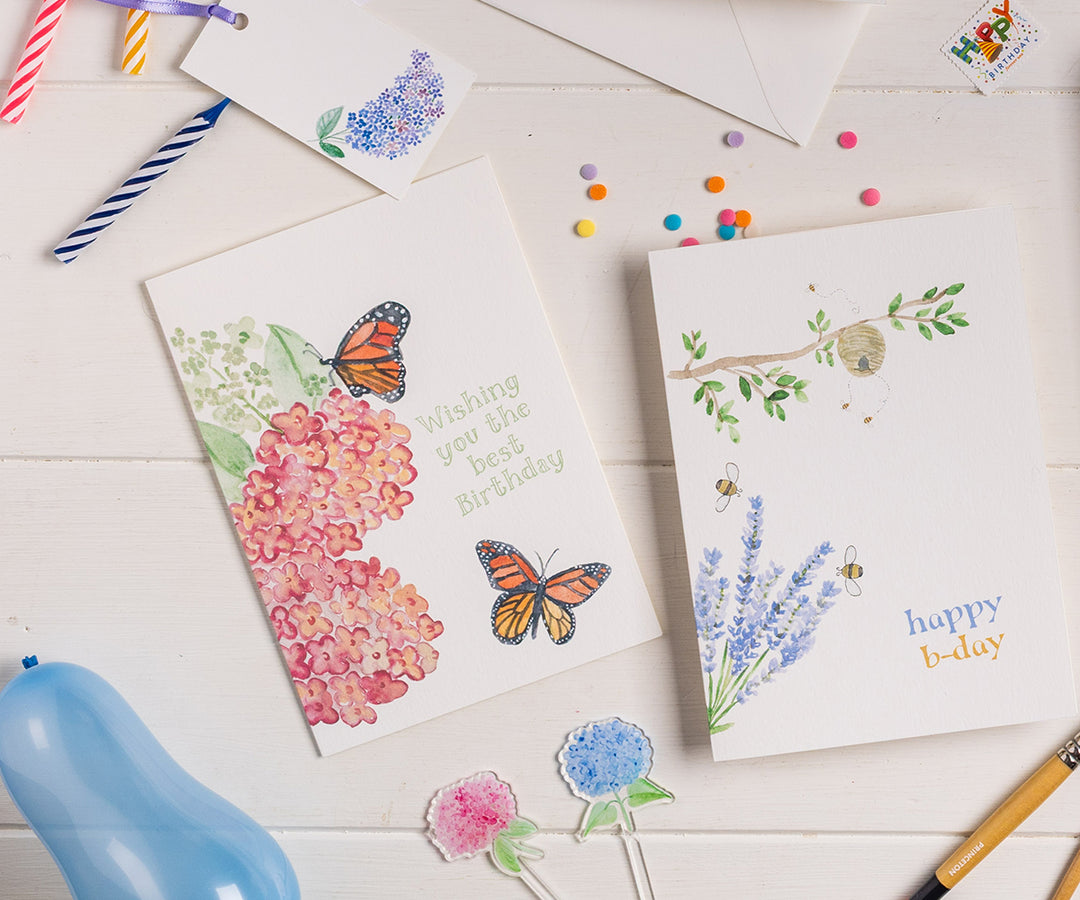 Monarch Butterflies Birthday Card