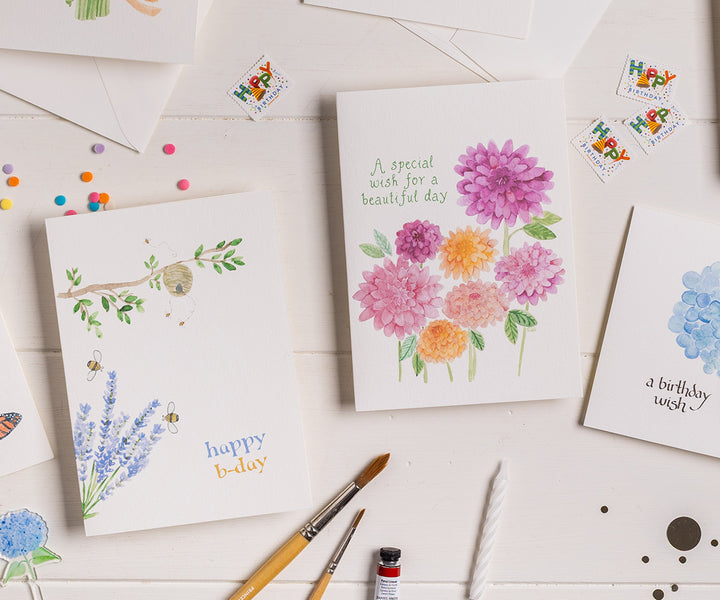 Special Dahlias Card