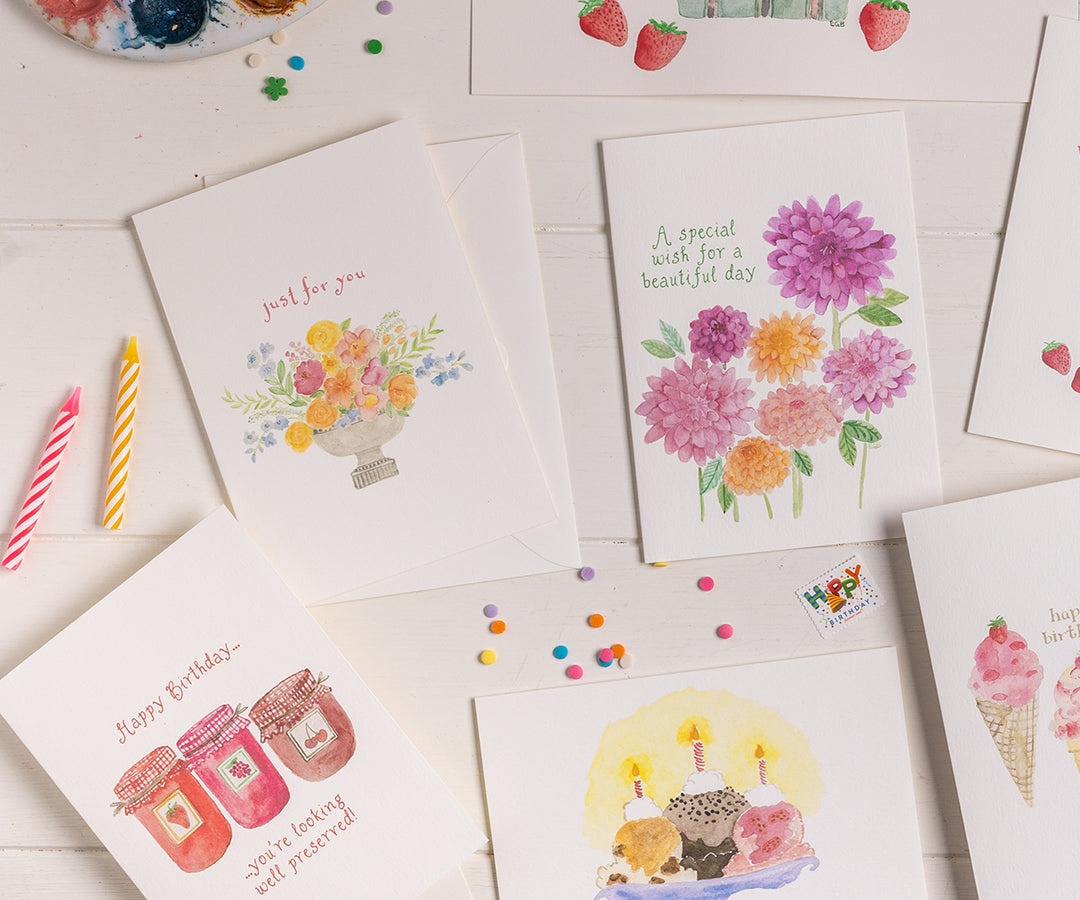 Special Dahlias Card