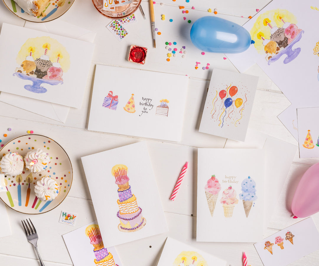 Triple Scoop Birthday Card