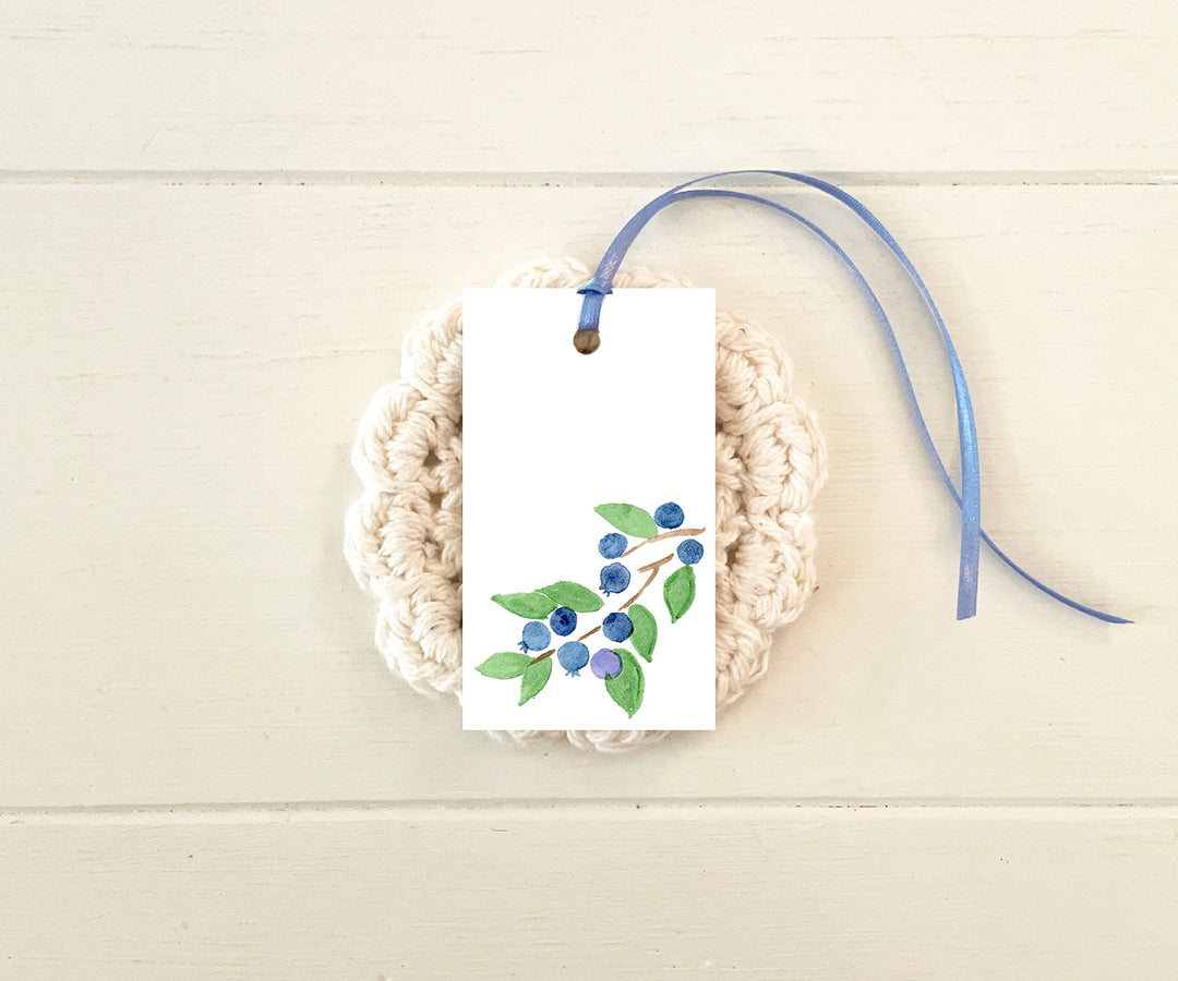 Blueberries Gift Tags