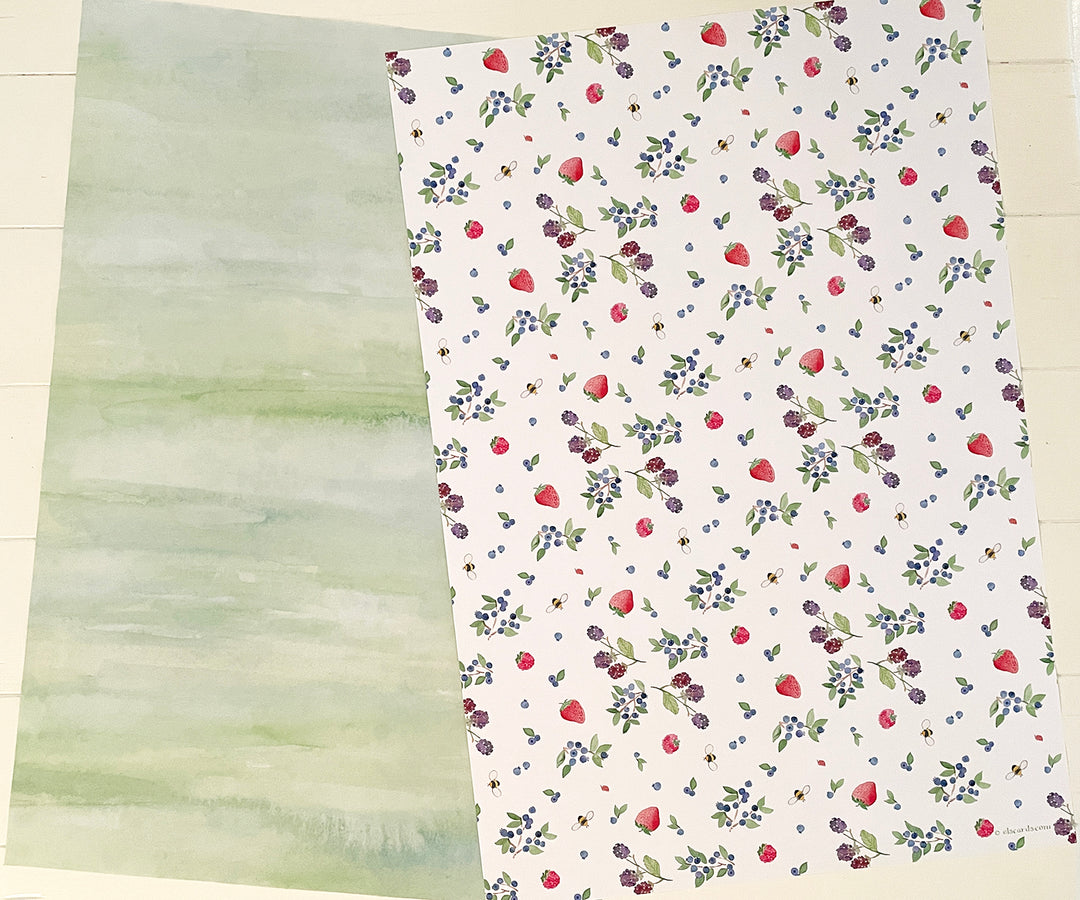 Mixed Berries Gift Wrap
