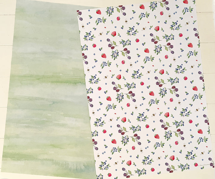 Mixed Berries Gift Wrap