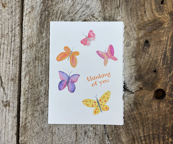Butterflies mother's day card