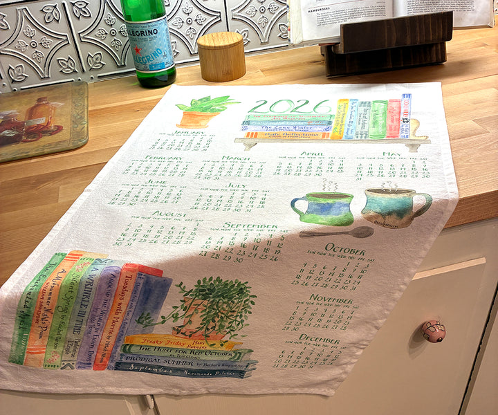 2026 Calendar Tea Towel