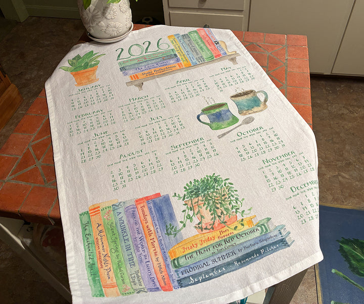 2026 Calendar Tea Towel
