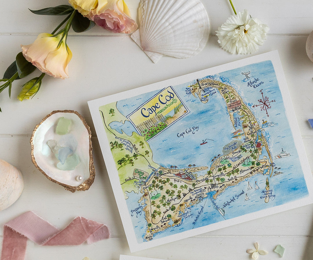 Map of Cape Cod, MA