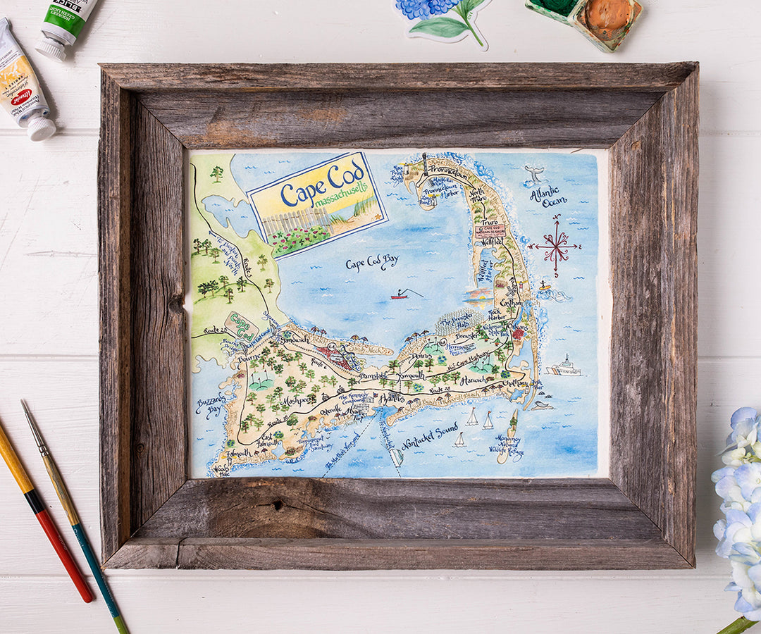 Map of Cape Cod, MA