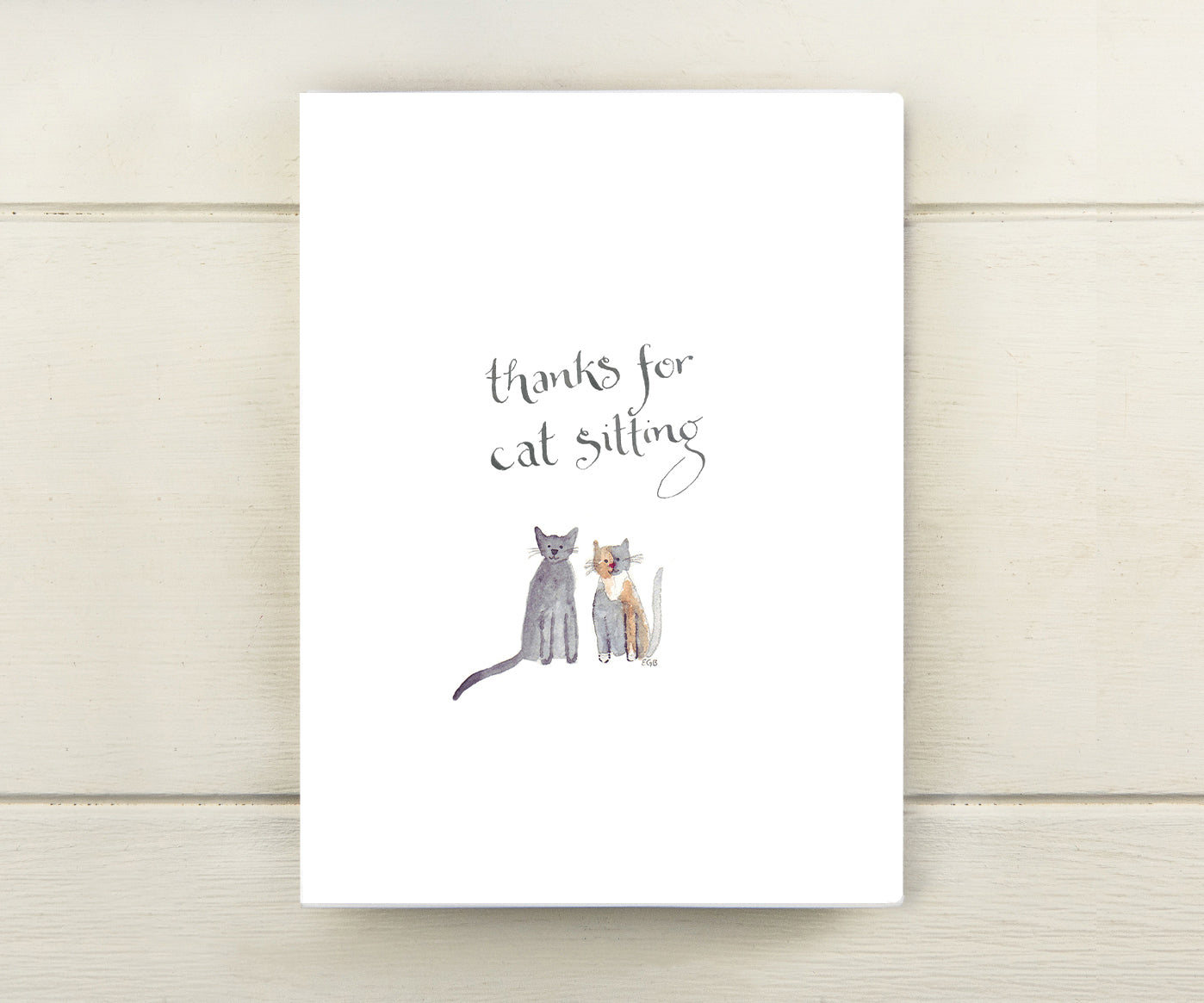 Cat Sitter Card Example Cat Sitter Pet Card – El's Cards