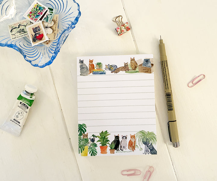 Mini Curious Cats Notepad