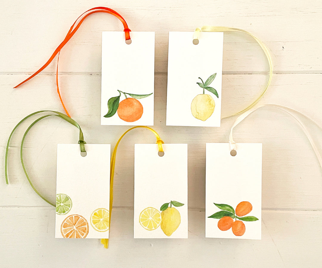 Citrus Slices Gift Tags