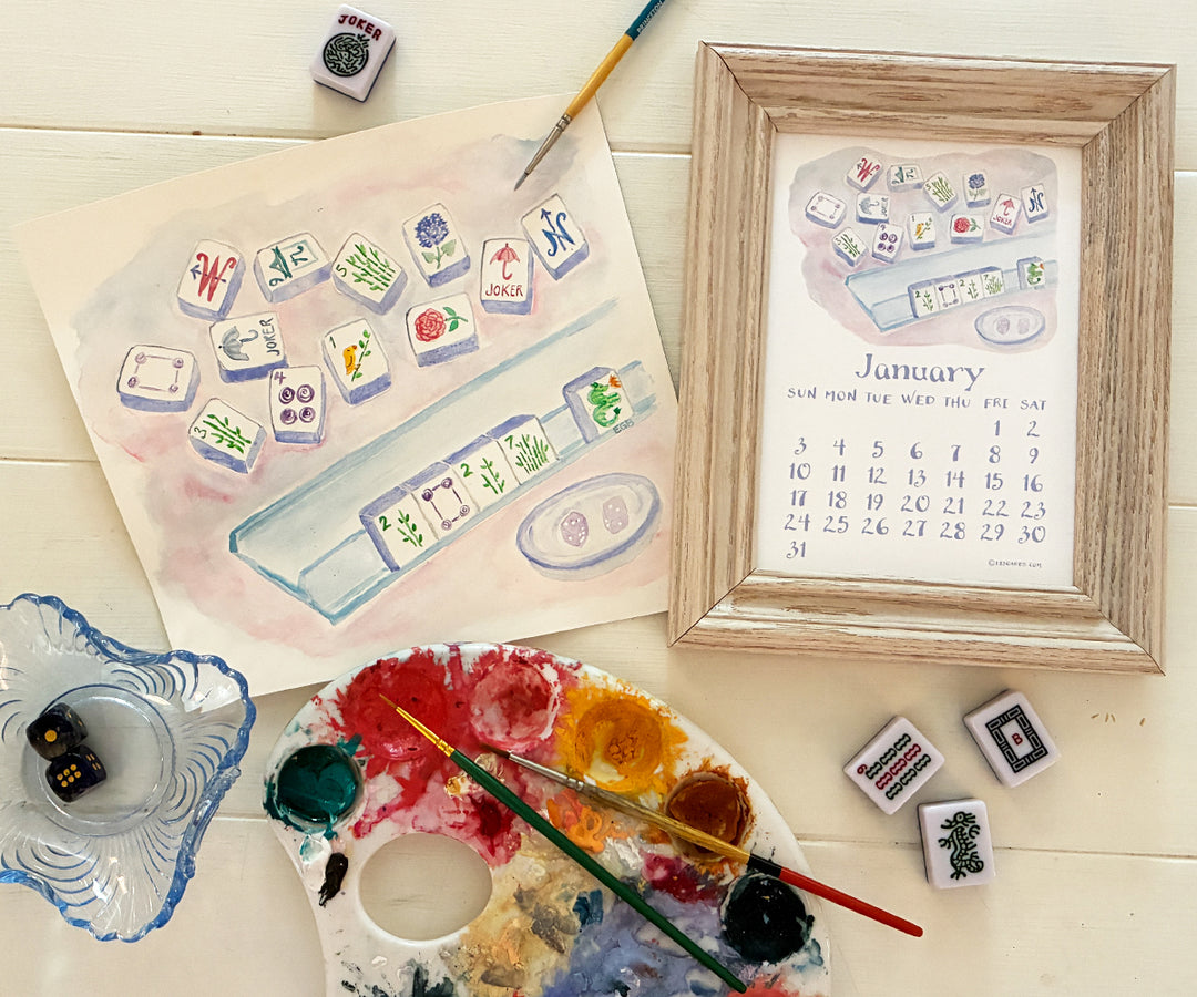 2027 A Colorful Year Desk Calendar