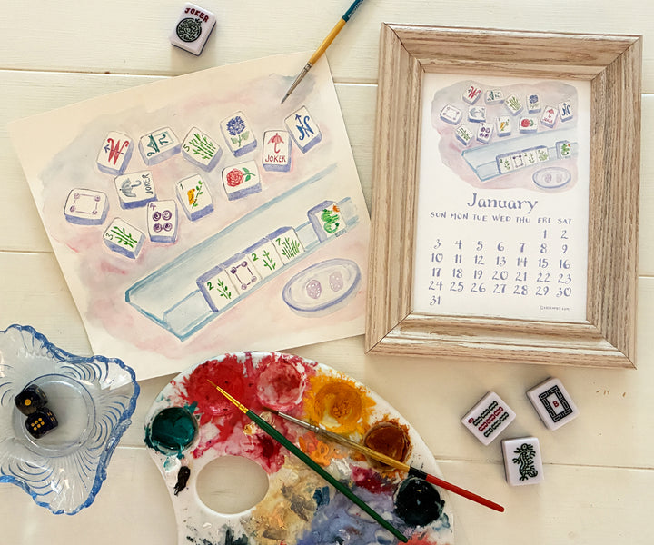 2027 A Colorful Year Desk Calendar