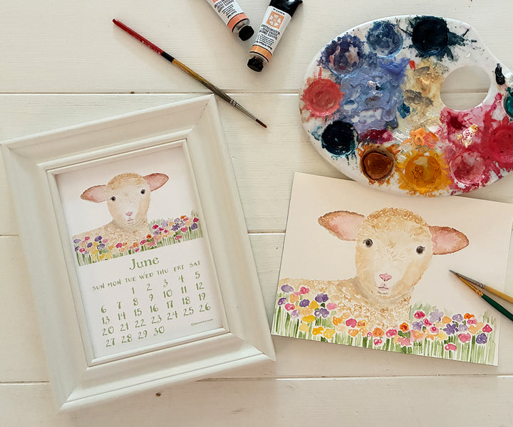 2027 A Colorful Year Desk Calendar