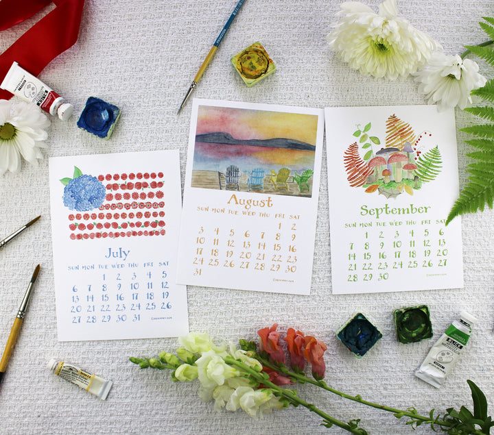 50% off-2025 A Colorful Year Desk Calendar