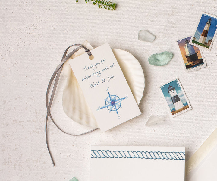 Compass Rose Favor Tags