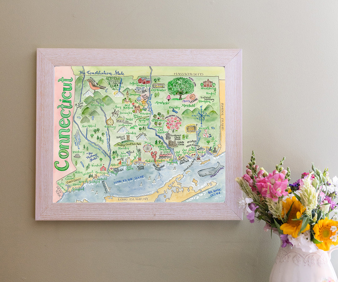 Map of Connecticut