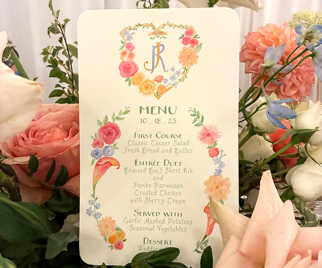 Custom Wedding Crest