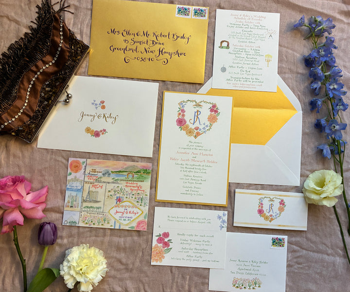 Custom Wedding Crest