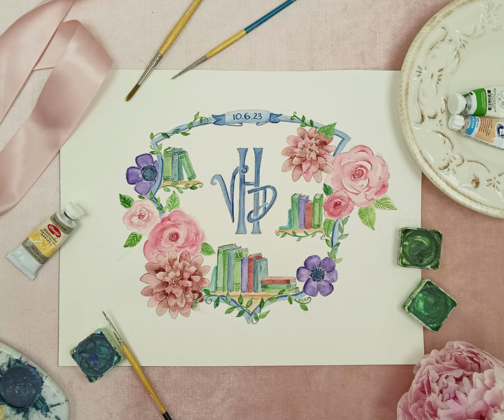Custom Wedding Crest