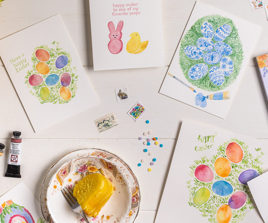 Egg Hunt Easter Card
