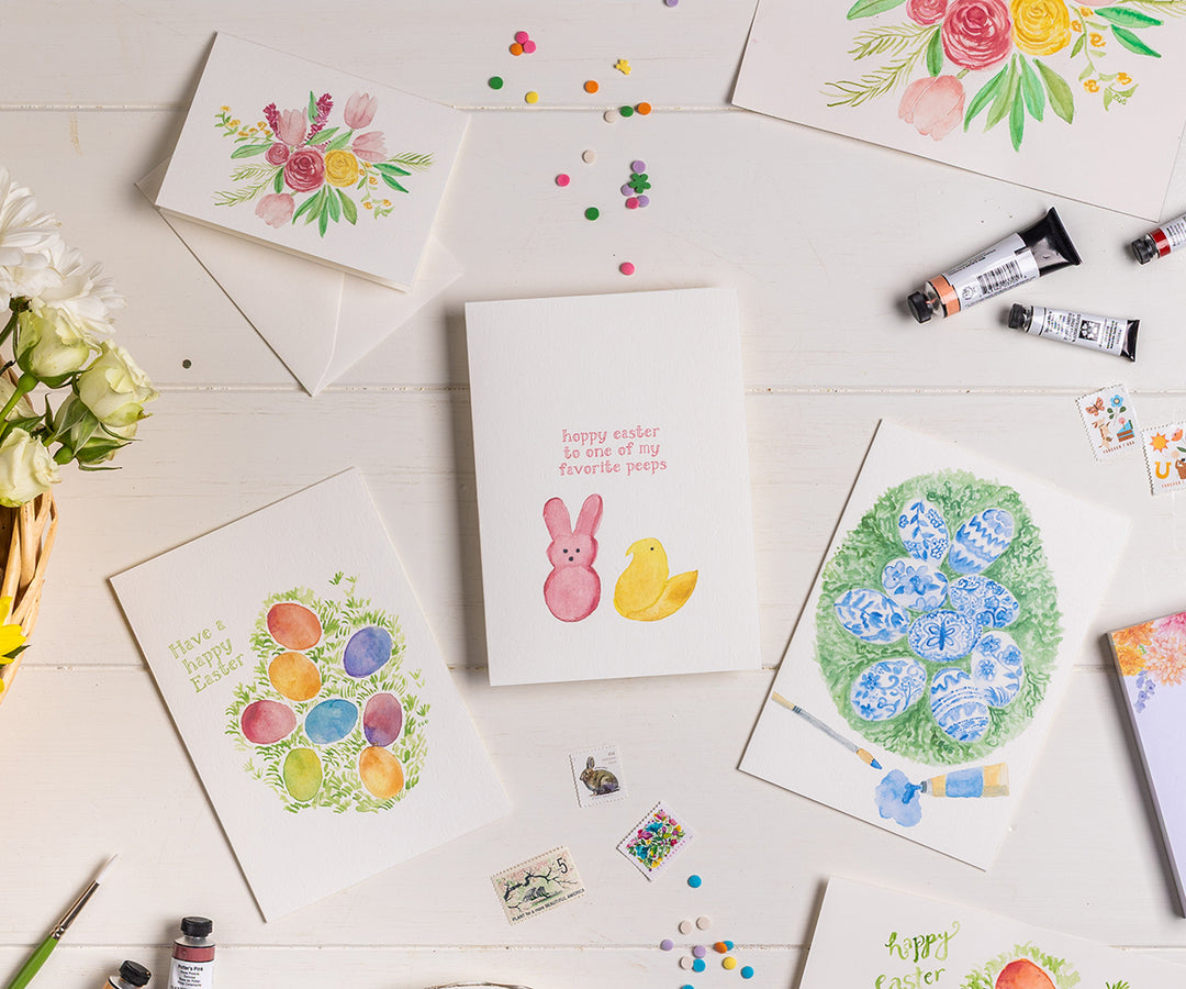 Spring Mixed Flowers Note Cards