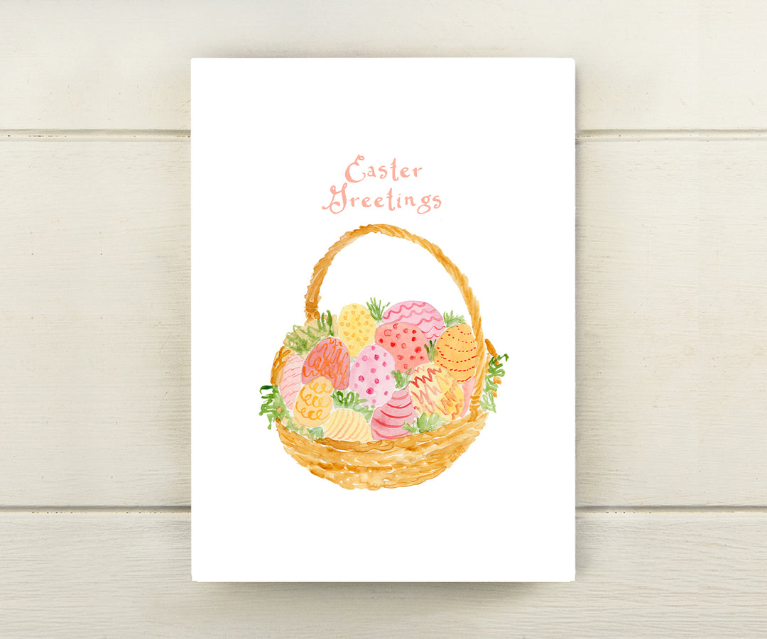 Easter Egg Basket Card