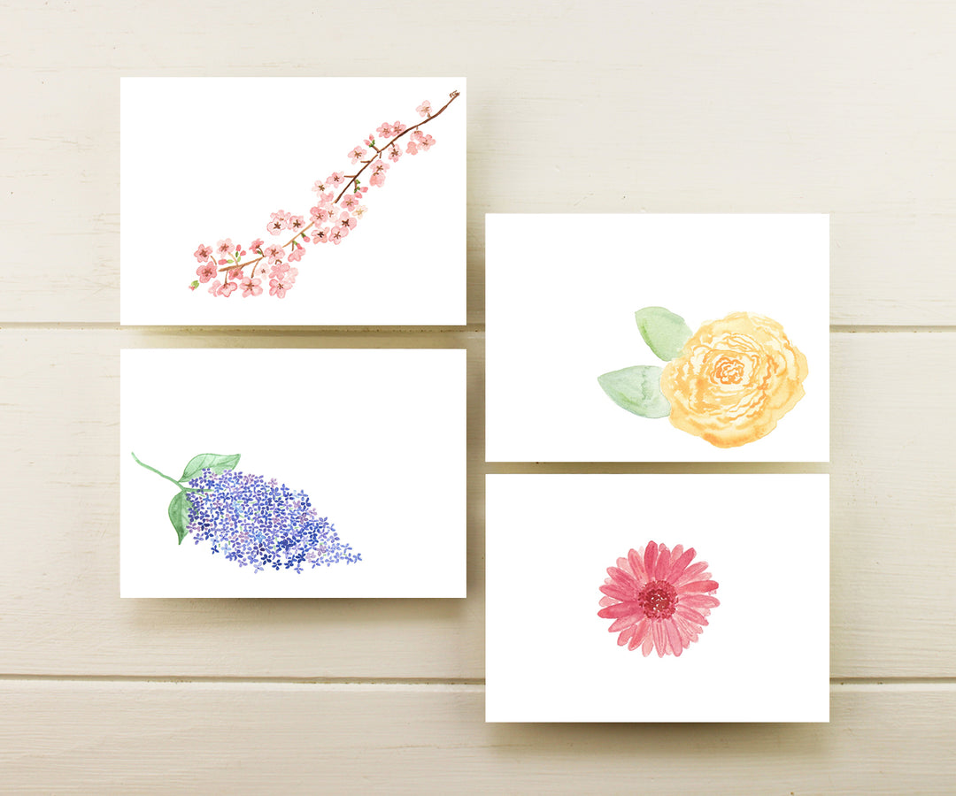 El's Favorite Flowers Note Cards
