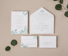 Eucalyptus wedding invitation