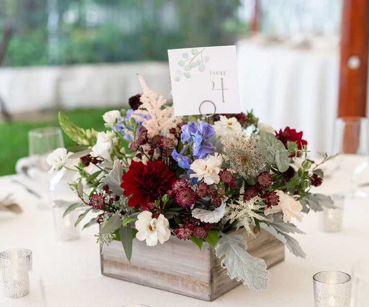 Eucalyptus table number Nadra Photography