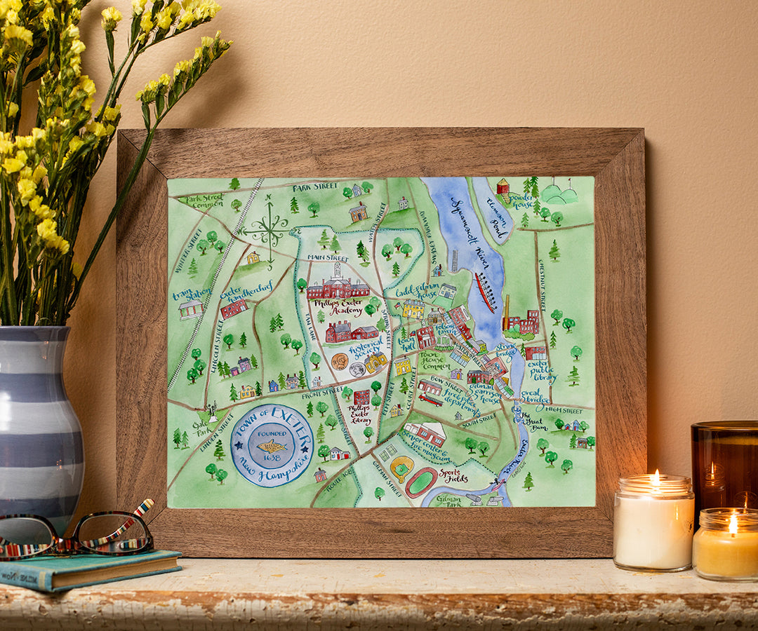 Map of Exeter, NH