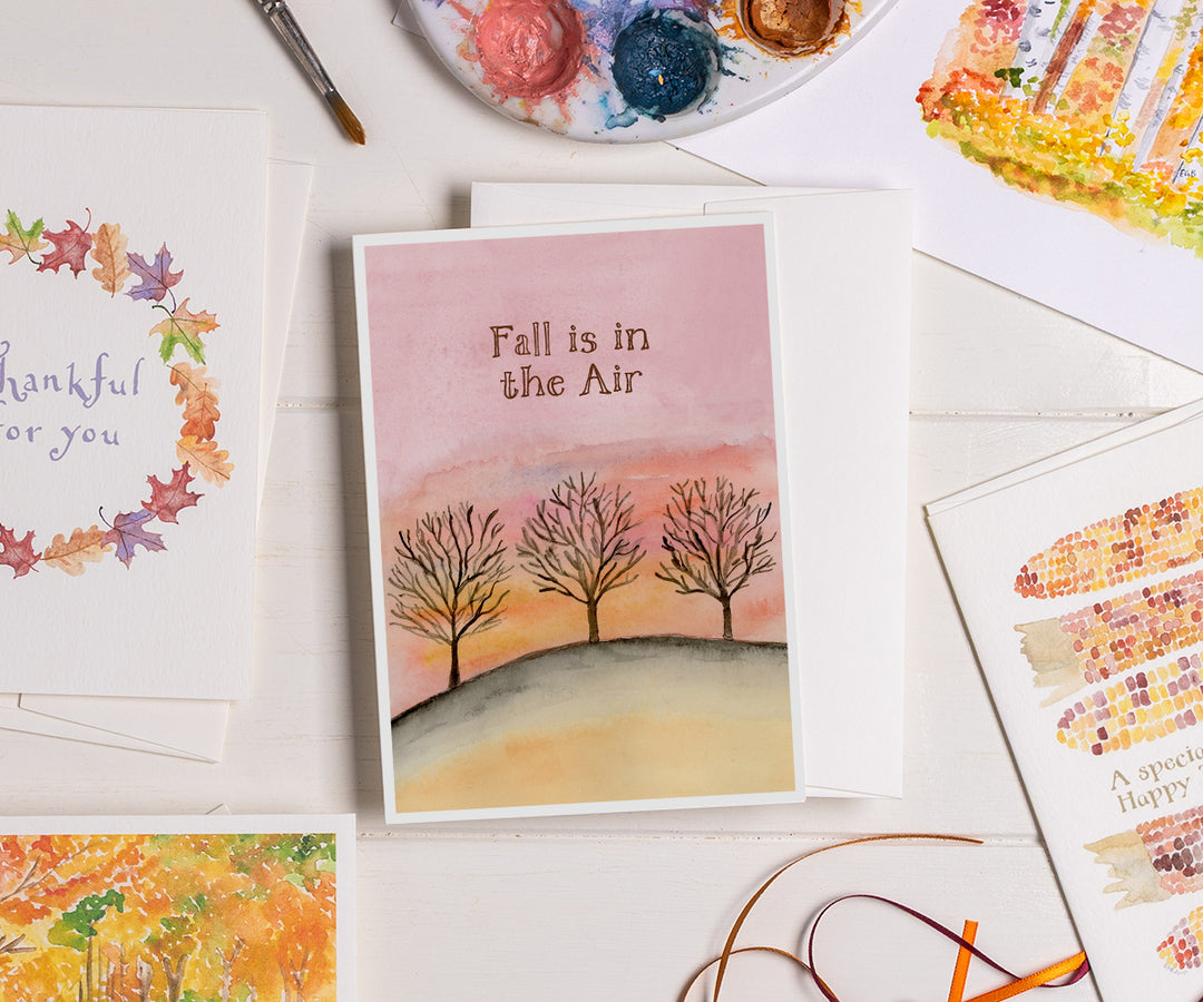 Fall Sky Card