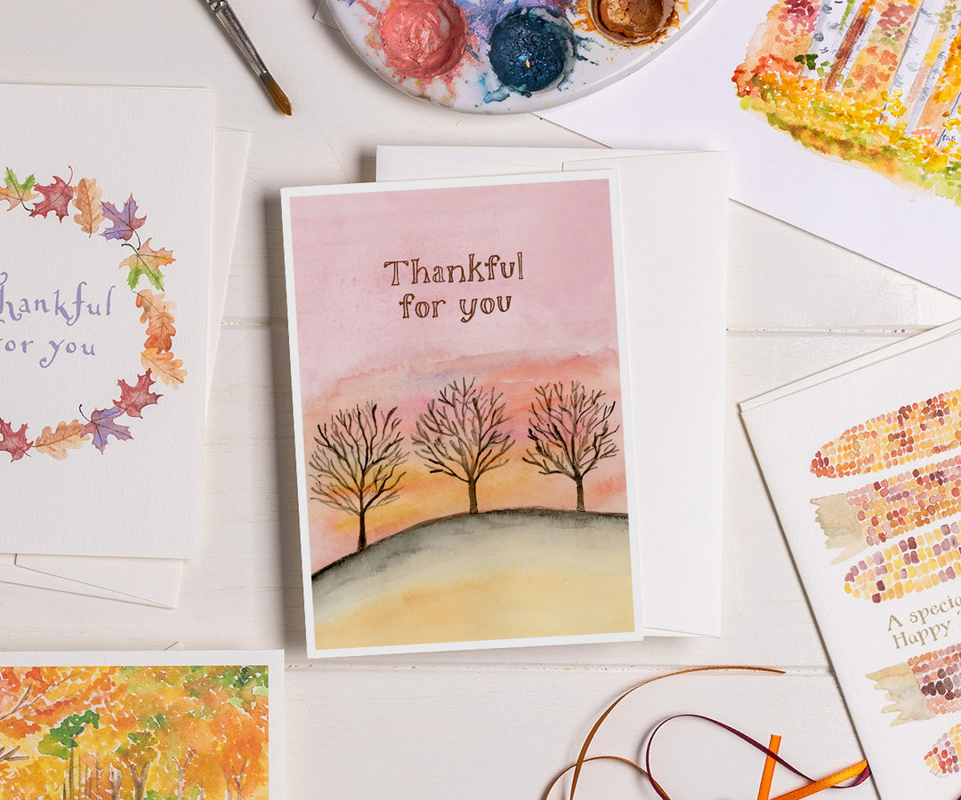 Fall Sky Card
