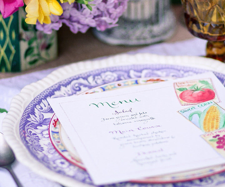 farm to table menu photo by Justina Bilodeau