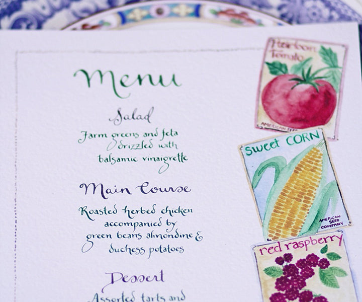 farm to table menu photo by Justina Bilodeau