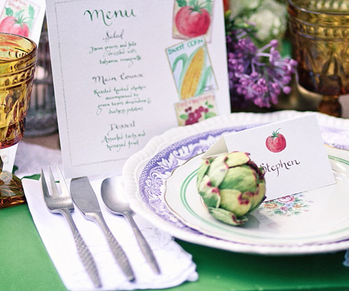 farm to table place card photo by Justina Bilodeau