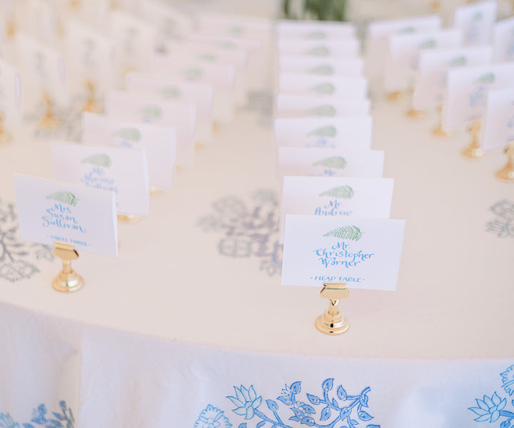 Fern place card Marie Cowan Photography