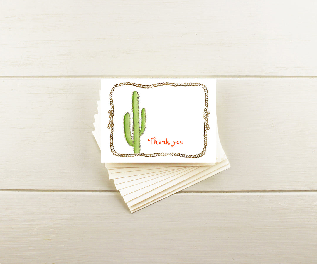 Cactus thank you notes