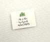 forest pines place card