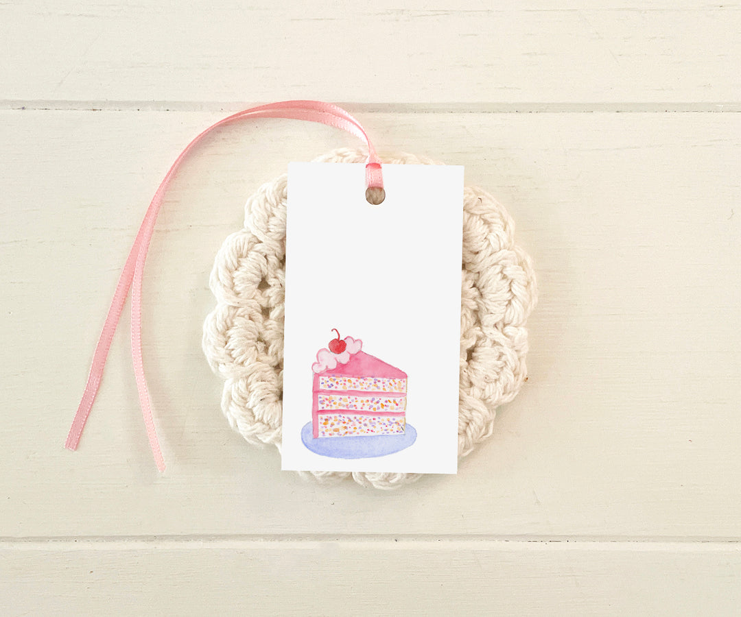 Funfetti Cake Gift Tags