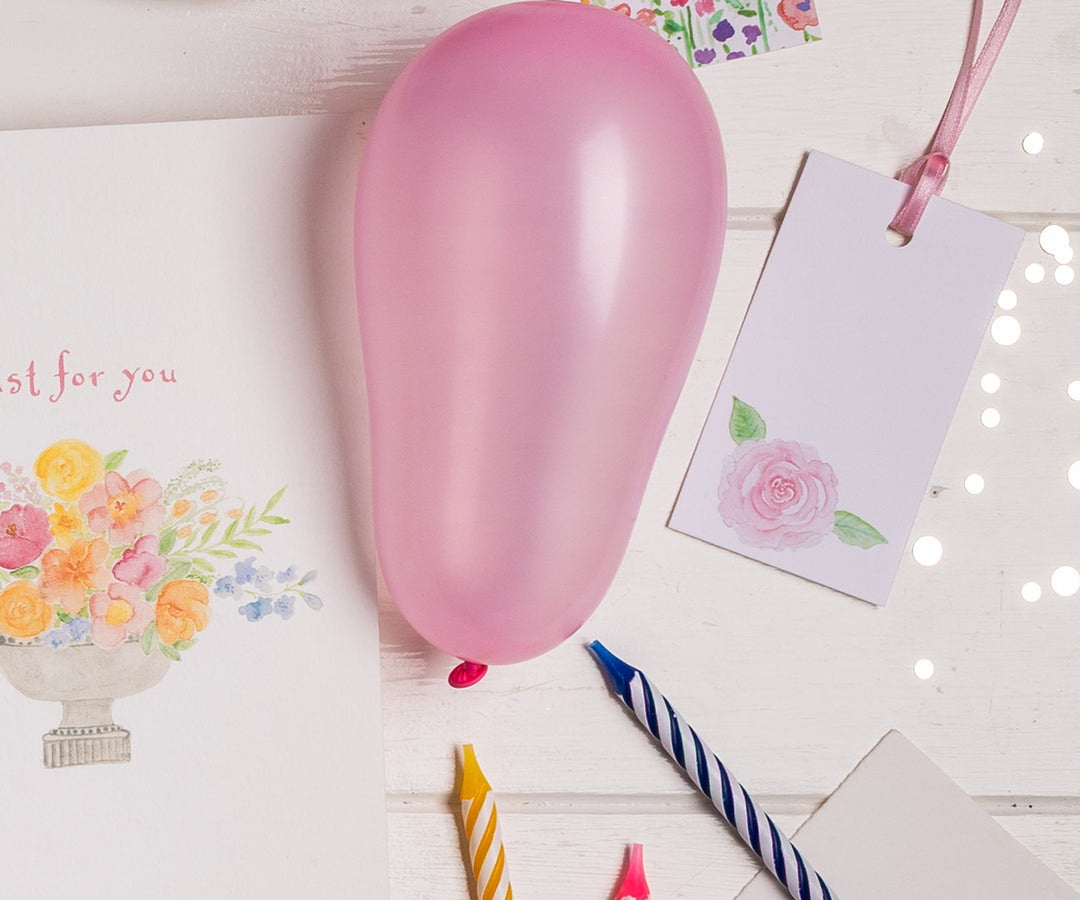 Perfect Pink Rose Gift Tags