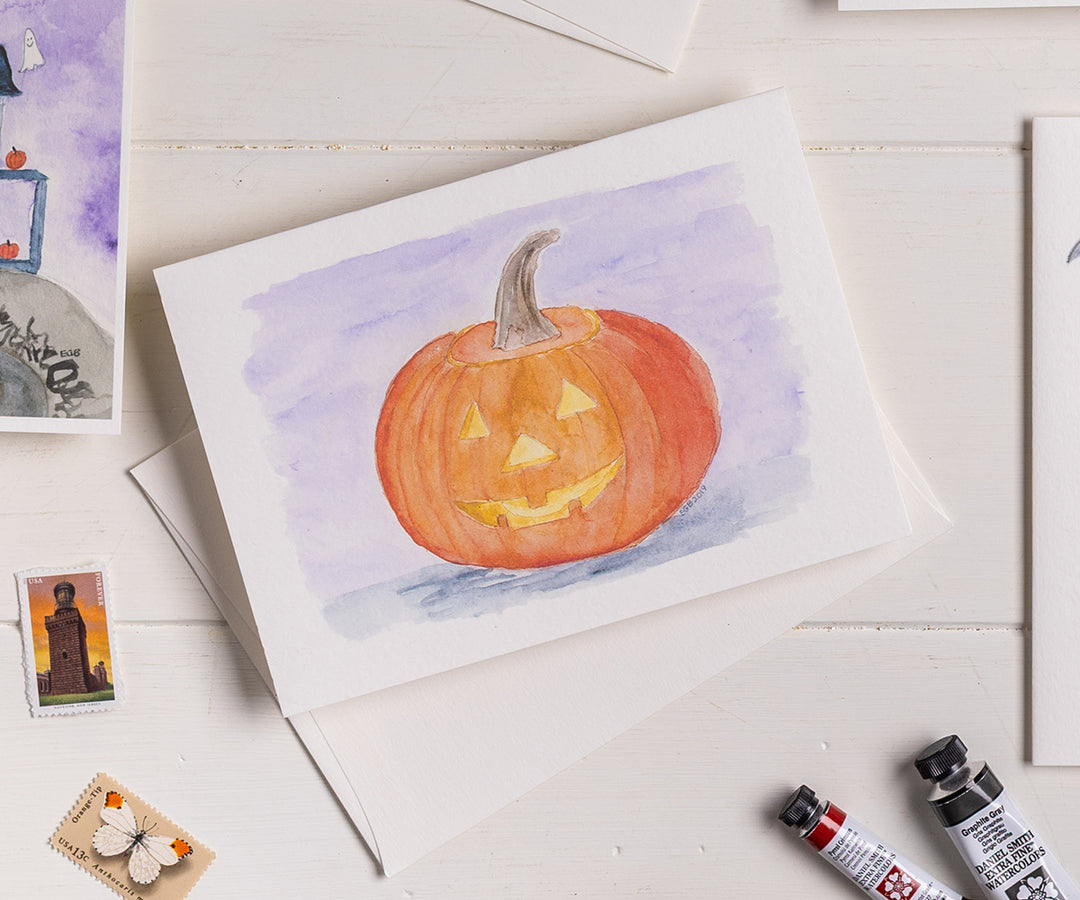 Jack o' Lantern Card
