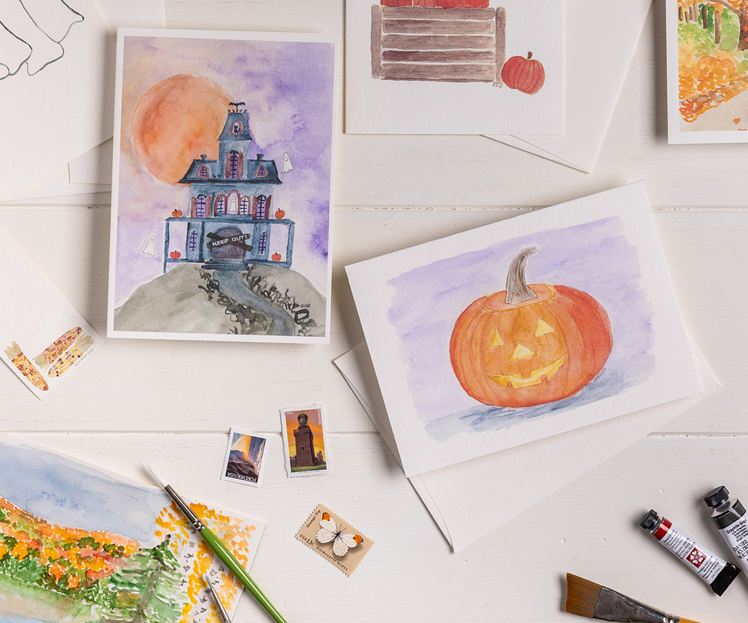 Jack o' Lantern Card