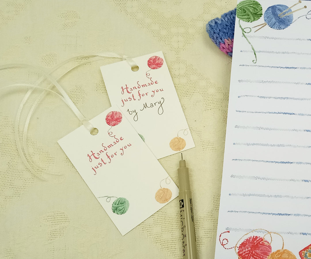 handmade just for you tags