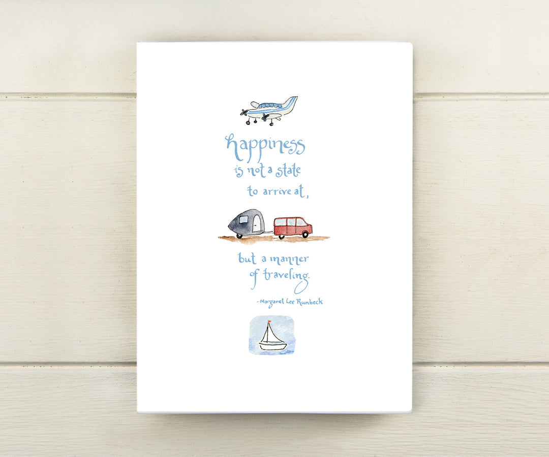 Happiness quote card