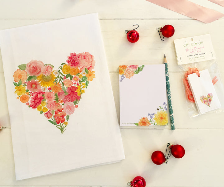 Heart Bouquet Gift Set