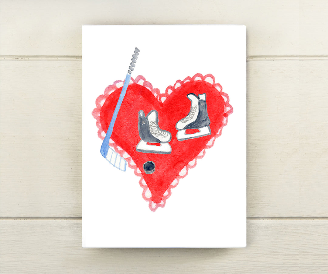 Hockey Valentine Card