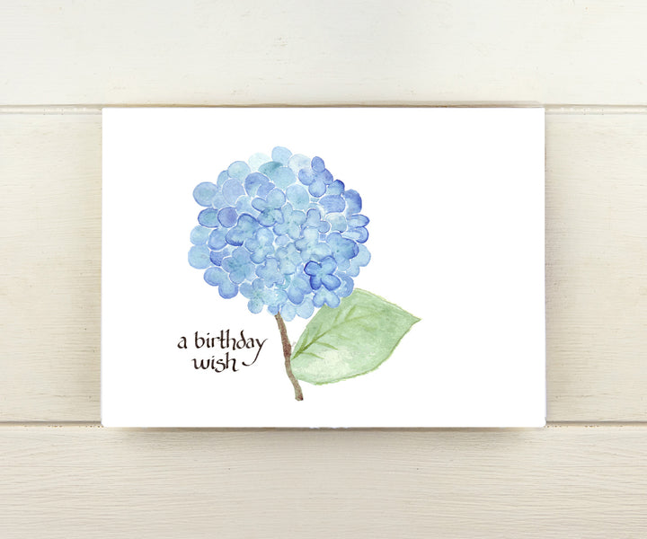 Hydrangea Birthday Card